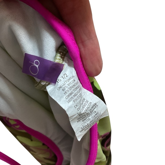 OP Ocean Pacific Women's Size 16 1/2 One Piece Bathing Suit Swim Suit Camouflage - Picture 6 of 6